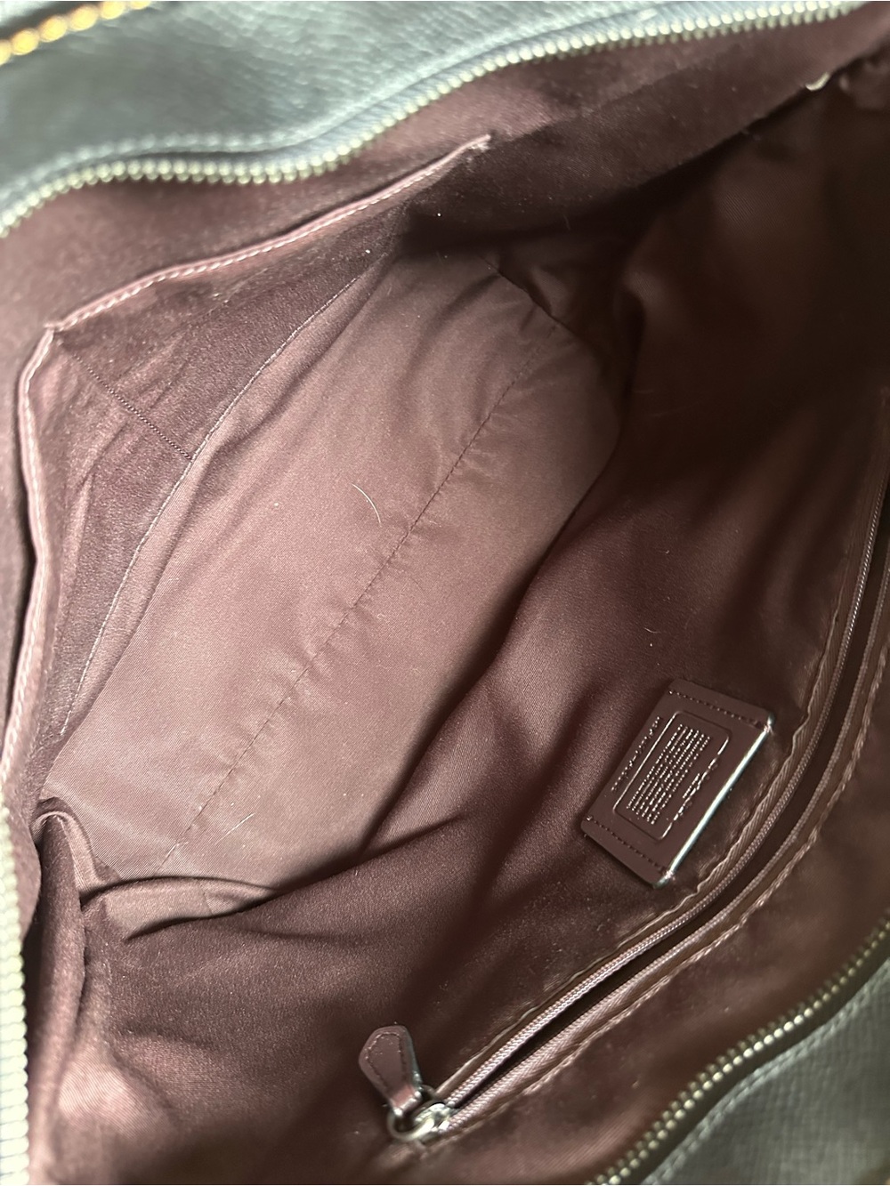 Coach Tattoo Embroidered City Zip Tote-includes Coach Dust Bag - Picture 11 of 16